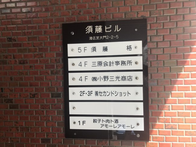 須藤ビル-案内板