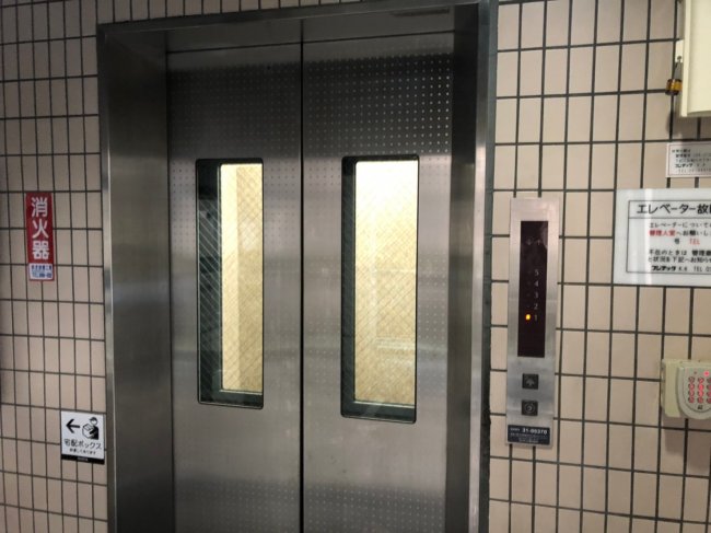 テック上落合ビル-エレベーター